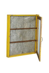 *SOLD* Small yellow cabinet